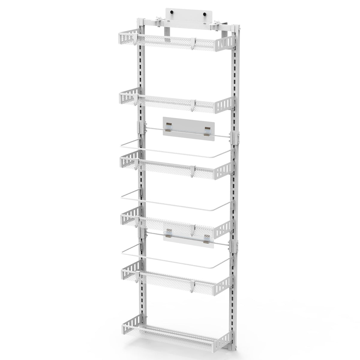 Natura AM 6-Tier Over-the-Door Pantry Organizer, White