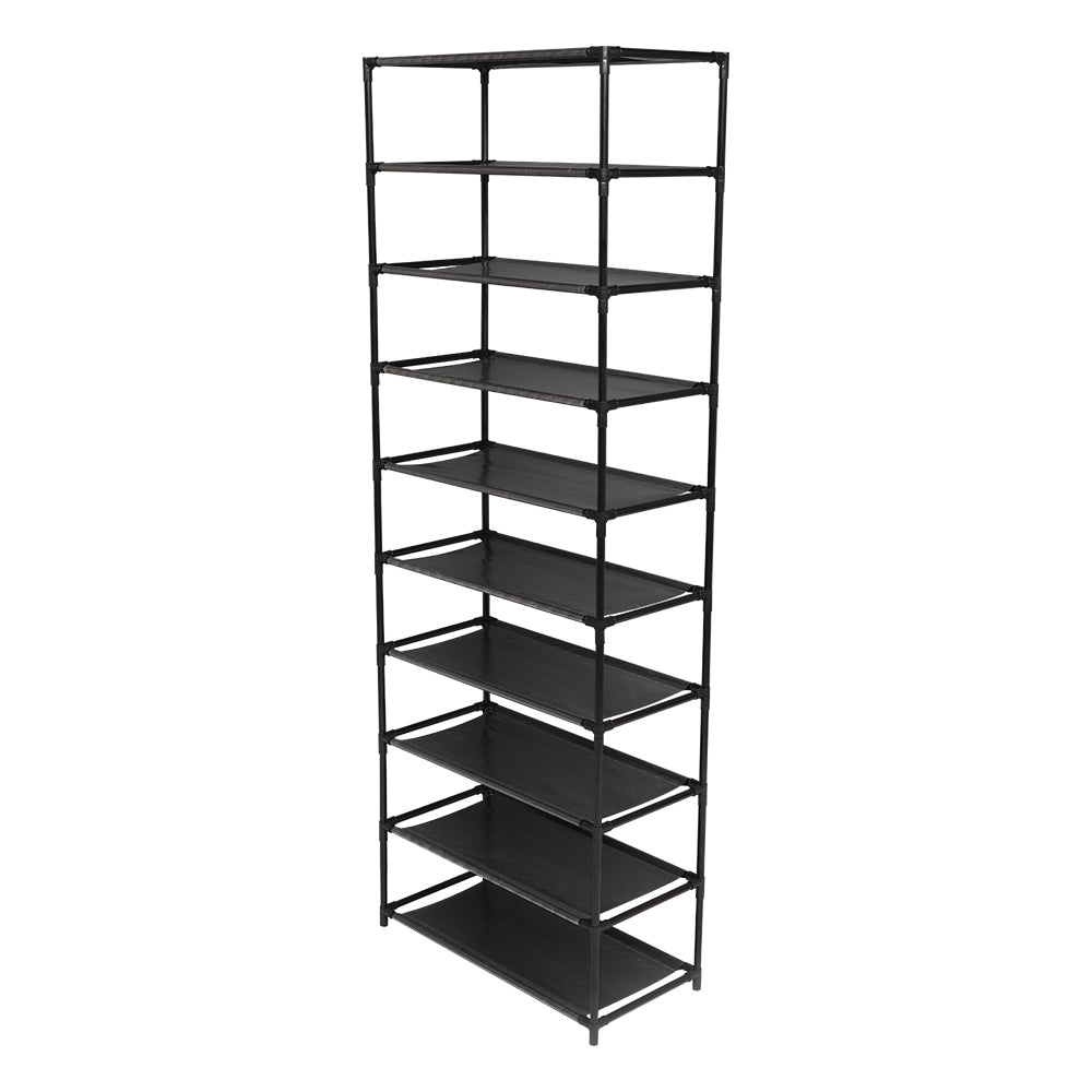 Natura AM 10-Tier Stackable Shoe Rack | Holds Up to 30 Pairs