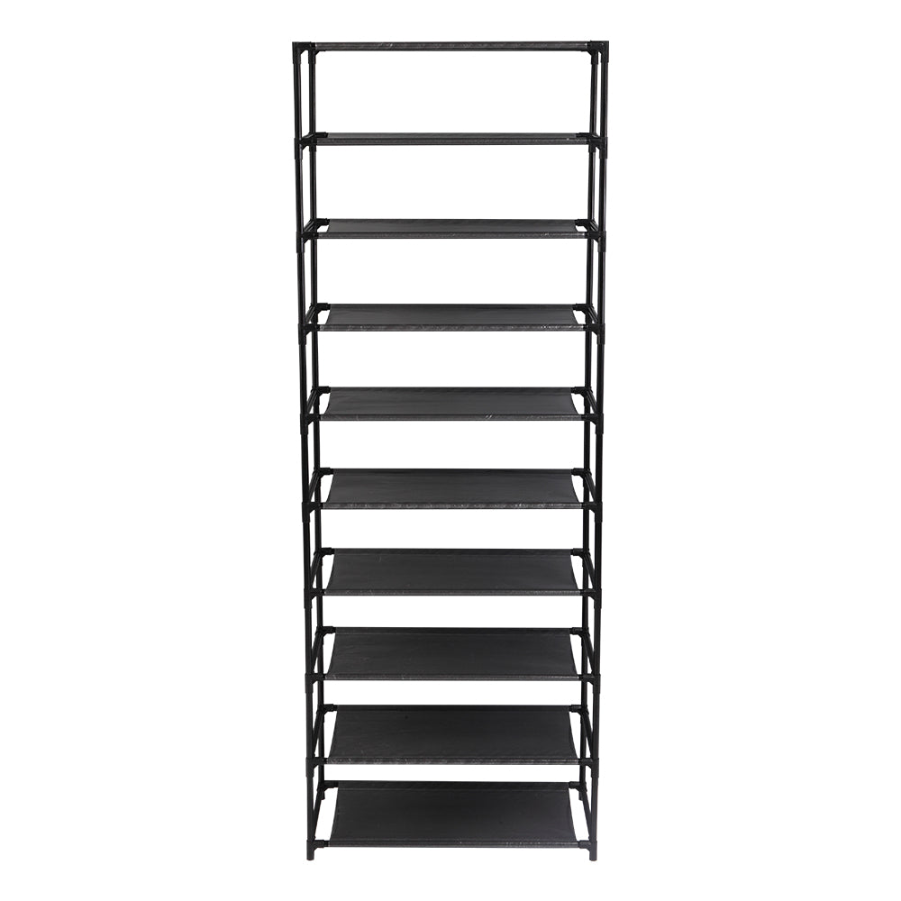Natura AM 10-Tier Stackable Shoe Rack | Holds Up to 30 Pairs