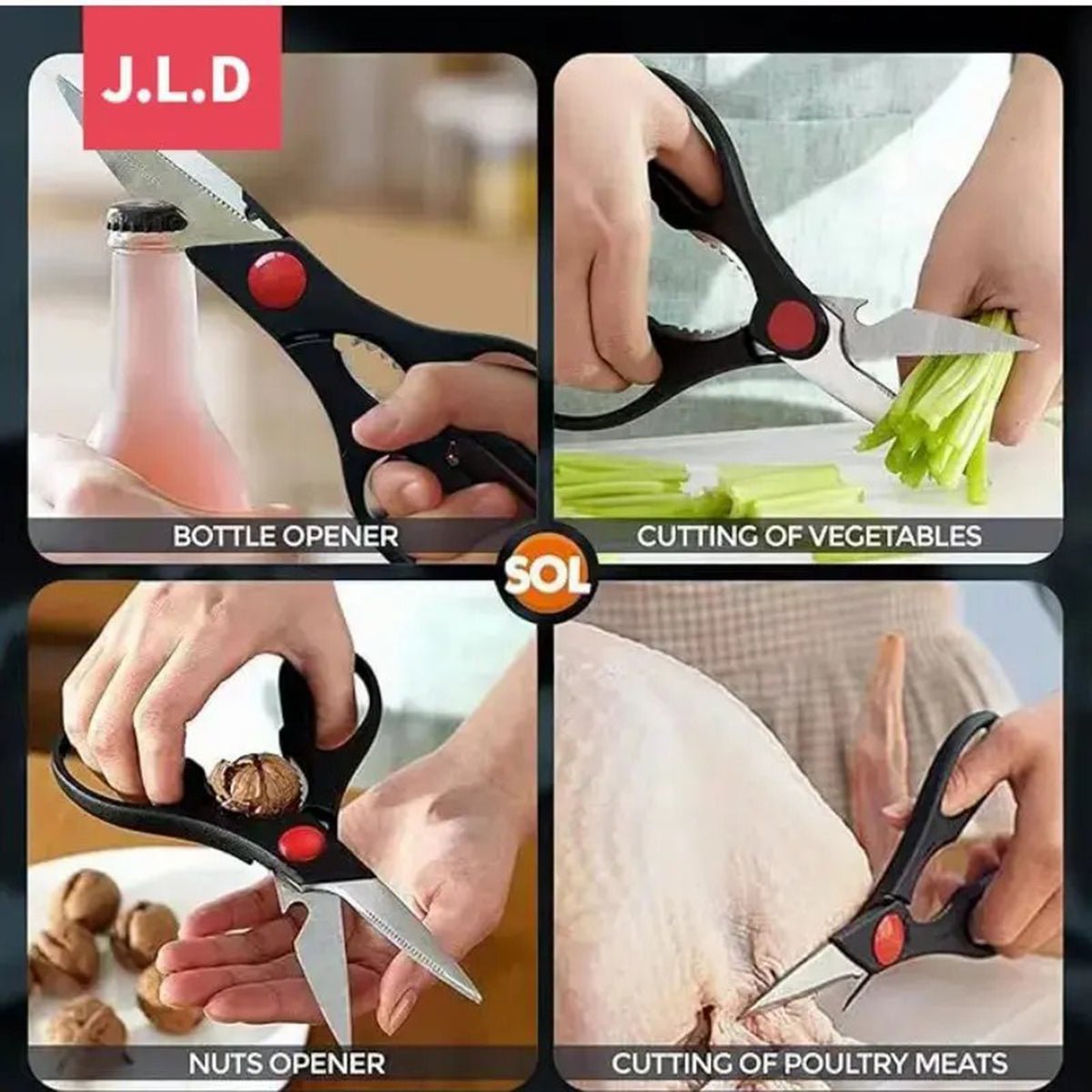 Natura AM Multi-Purpose Stainless Steel Kitchen Shears