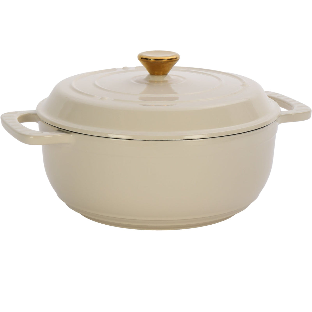 Natura AM 6QT Enameled Cast Iron Dutch Oven (Gradient White)