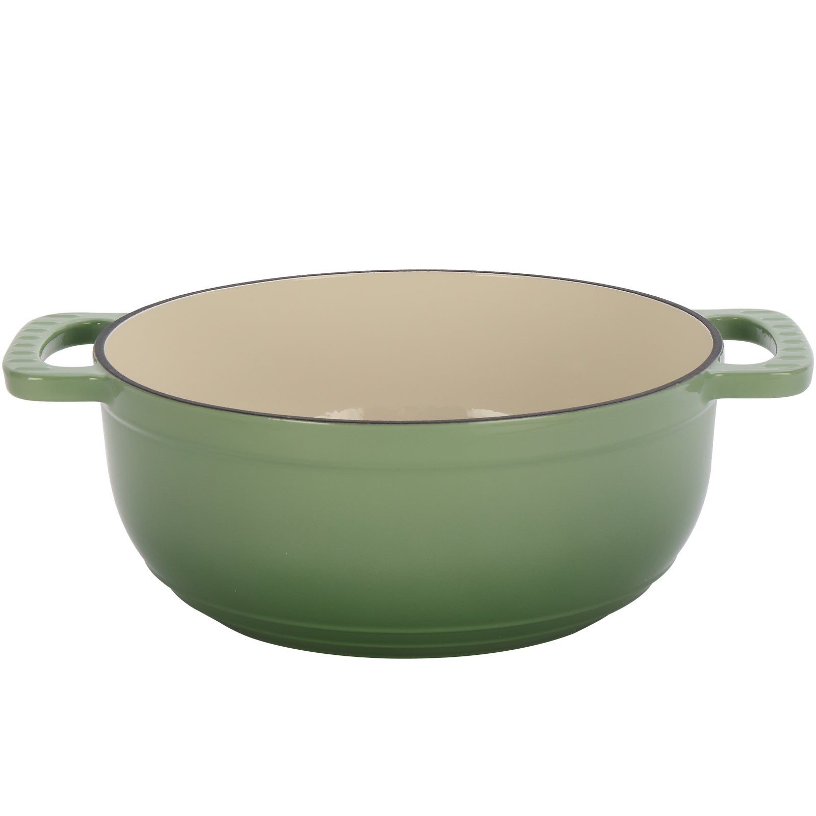 Cast iron 6QT cooking pot - Gradient red - Includes two silicone gloves - Enamel pot