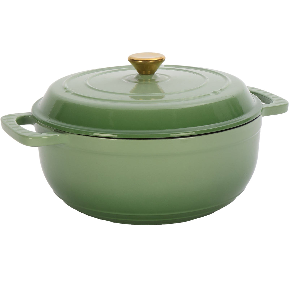 Natura AM 6QT Enameled Cast Iron Dutch Oven (Gradient Green)