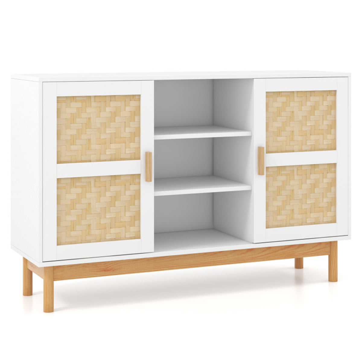 Natura AM Bamboo Woven Buffet Cabinet