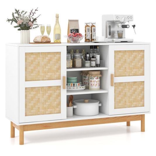 Natura AM Bamboo Woven Buffet Cabinet