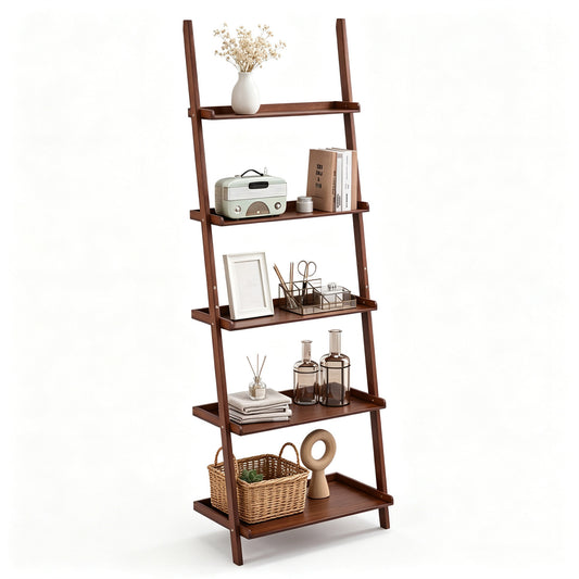 Natura AM Bamboo 5-Tier Ladder Shelf