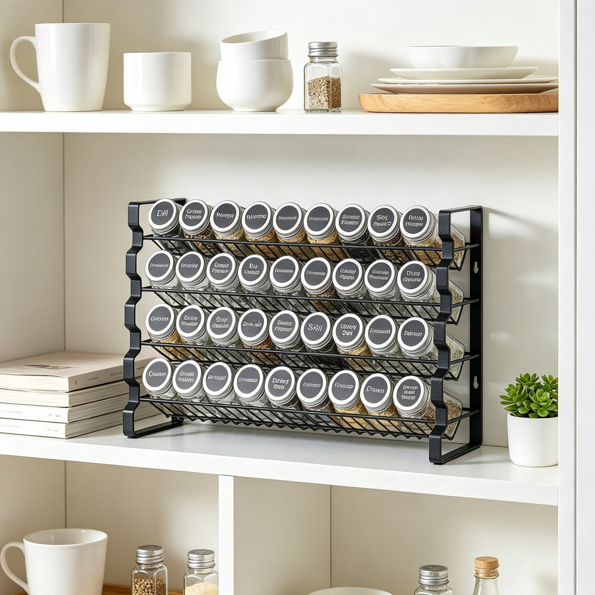 Natura AM 36-Jar Spice Organizer Rack Set