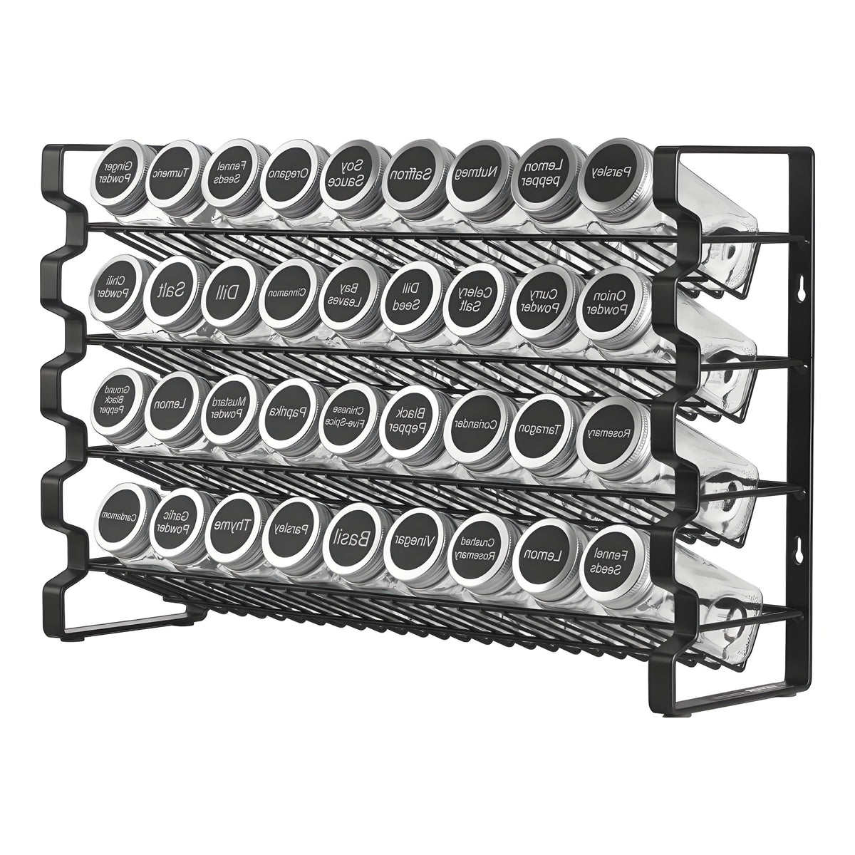 Natura AM 36-Jar Spice Organizer Rack Set