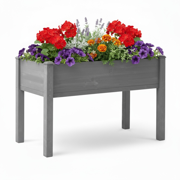 Natura AM 48-Inch Raised Garden Bed with Legs