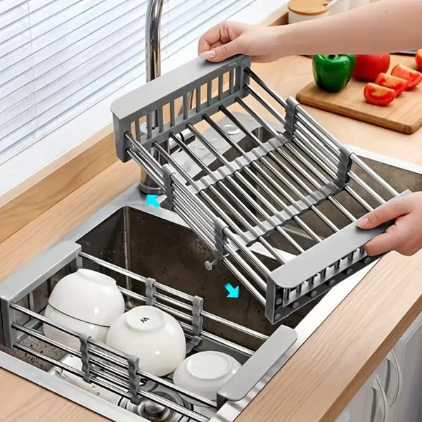 Natura AM Adjustable Over-the-Sink Dish Drying Rack