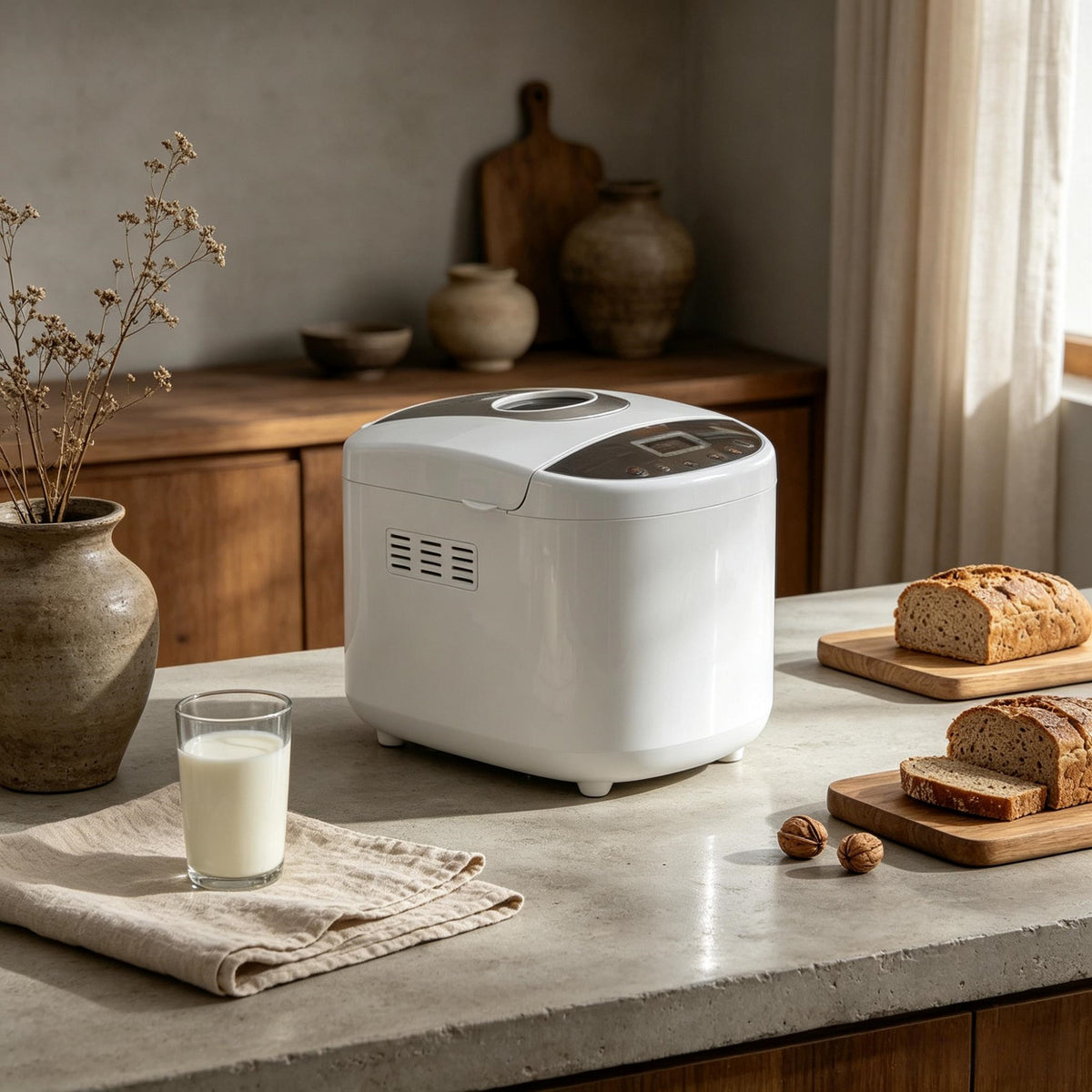 Natura AM 19-in-1 Automatic Bread Maker, 2LB | Ceramic Pan
