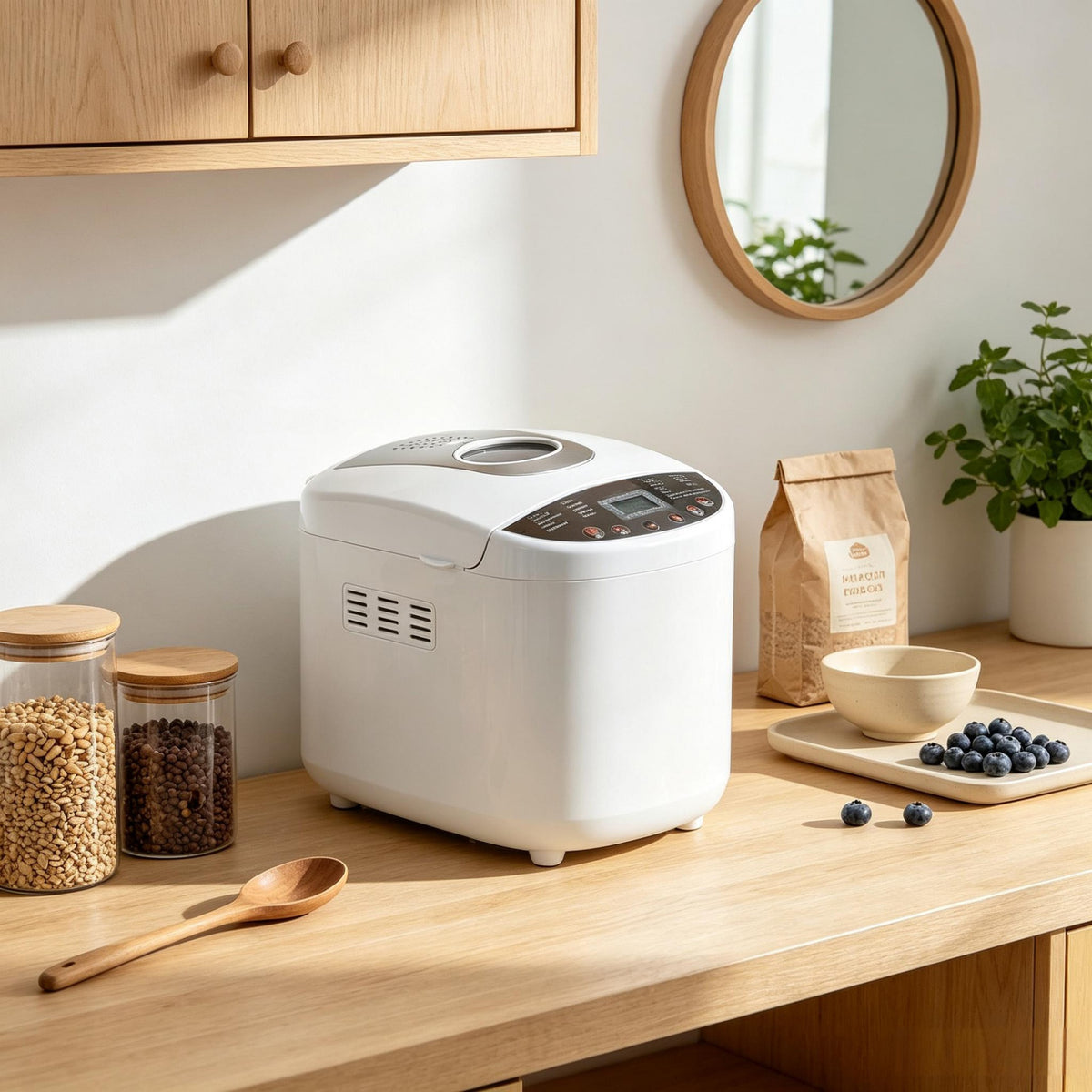 Natura AM 19-in-1 Automatic Bread Maker, 2LB | Ceramic Pan