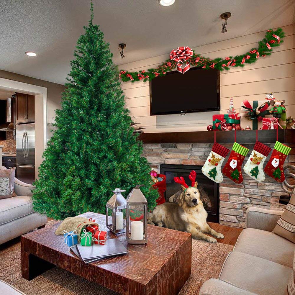 Natura AM 7FT Christmas Tree | 1334 Branch Tips with Metal Stand